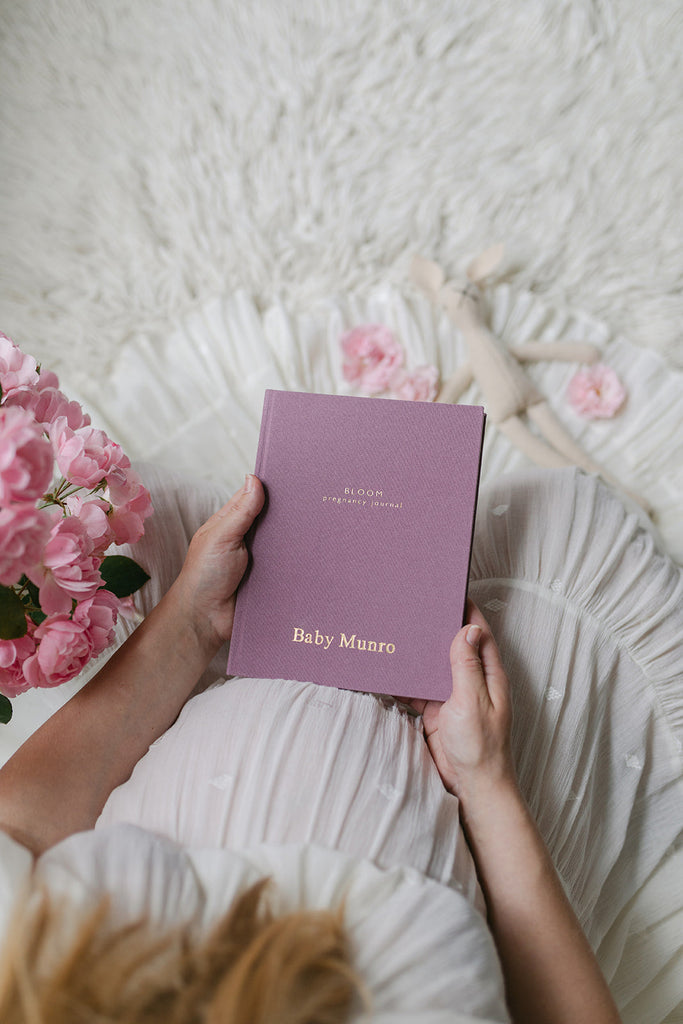 Bloom | My Pregnancy Story | a Memory Book for Your Pregnancy Journey Journal meminio   