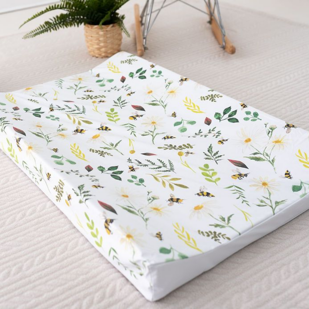 Wild Bee White Wedge Mat Wedge Changing Mat The Gilded Bird UK   