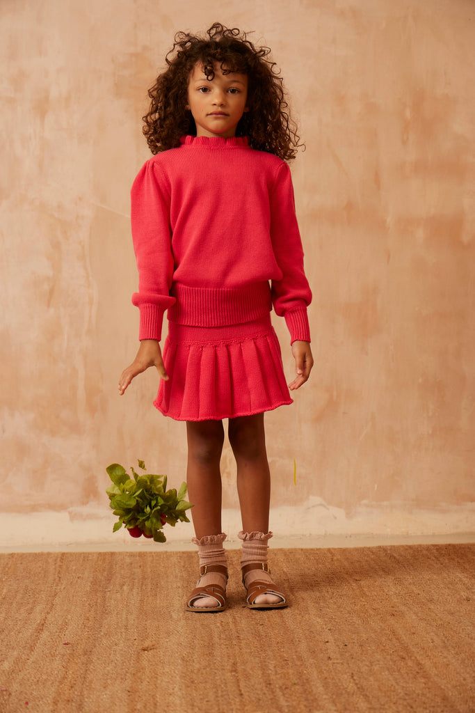 AW24 Tennis Skirt | Raspberry skirt MIKA & MILO   