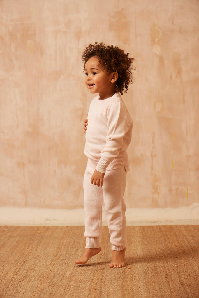 AW24 Baby Ruffled Pants | Blush pants MIKA & MILO   