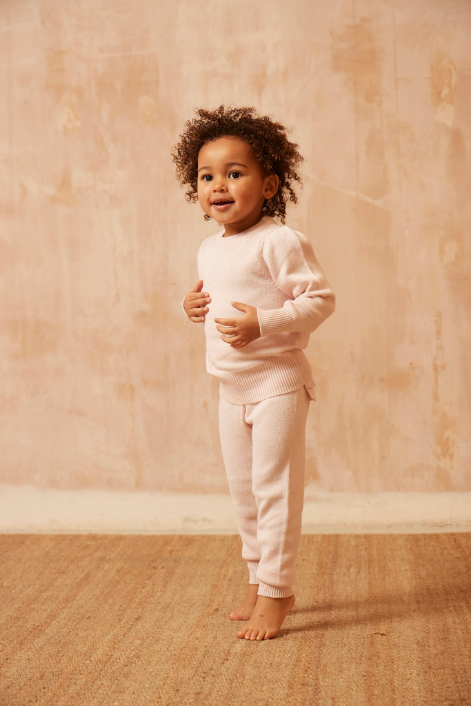 AW24 Baby Ruffled Pants | Blush pants MIKA & MILO   