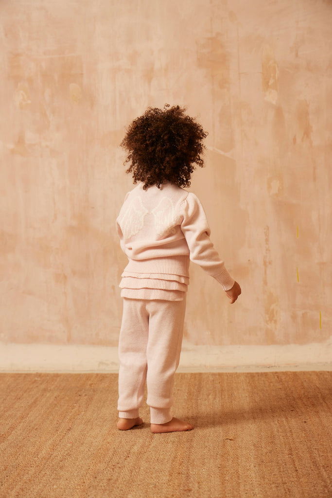 AW24 Baby Ruffled Pants | Blush pants MIKA & MILO   