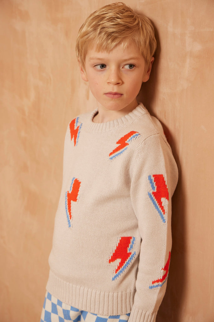 AW24 Bolt Jumper | Chalk Jumper MIKA & MILO   