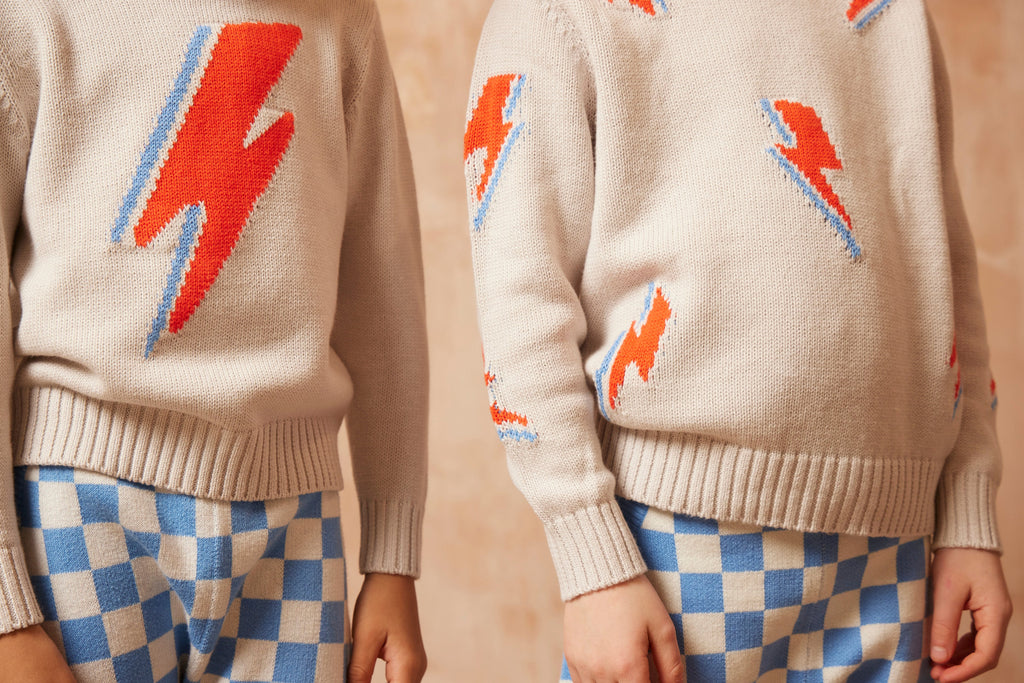 AW24 Bolt Jumper | Chalk Jumper MIKA & MILO   