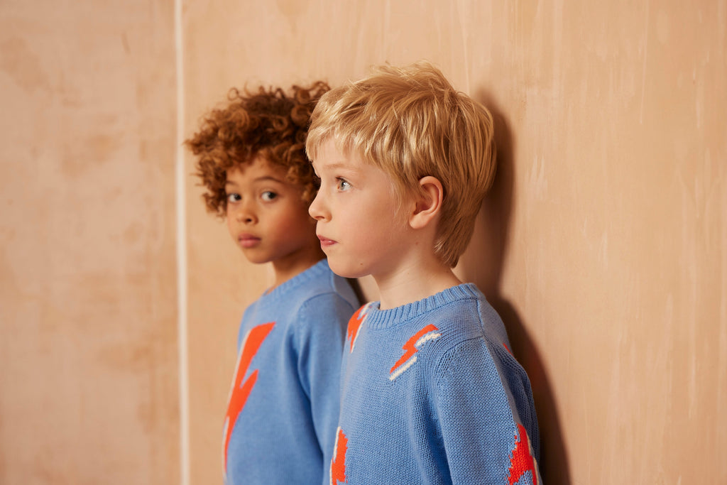 AW24 Bolt Jumper | Azure jumper MIKA & MILO   