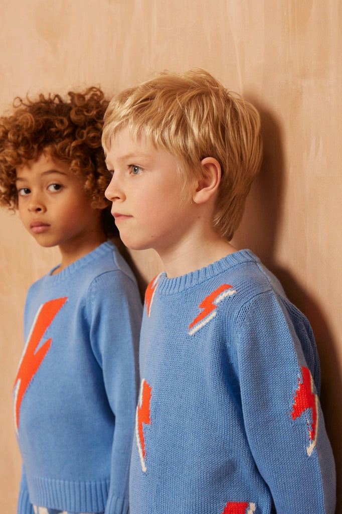 AW24 Bolt Jumper | Azure jumper MIKA & MILO   