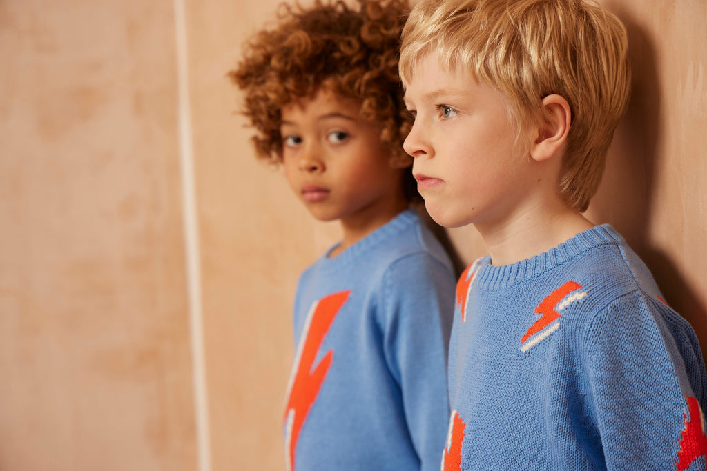 AW24 Bolt Jumper | Azure jumper MIKA & MILO   