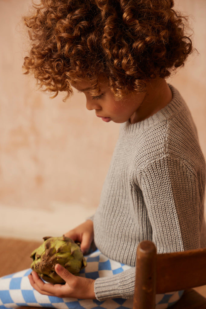 AW24 Fisherman Jumper | Oxford Grey Jumper MIKA & MILO   