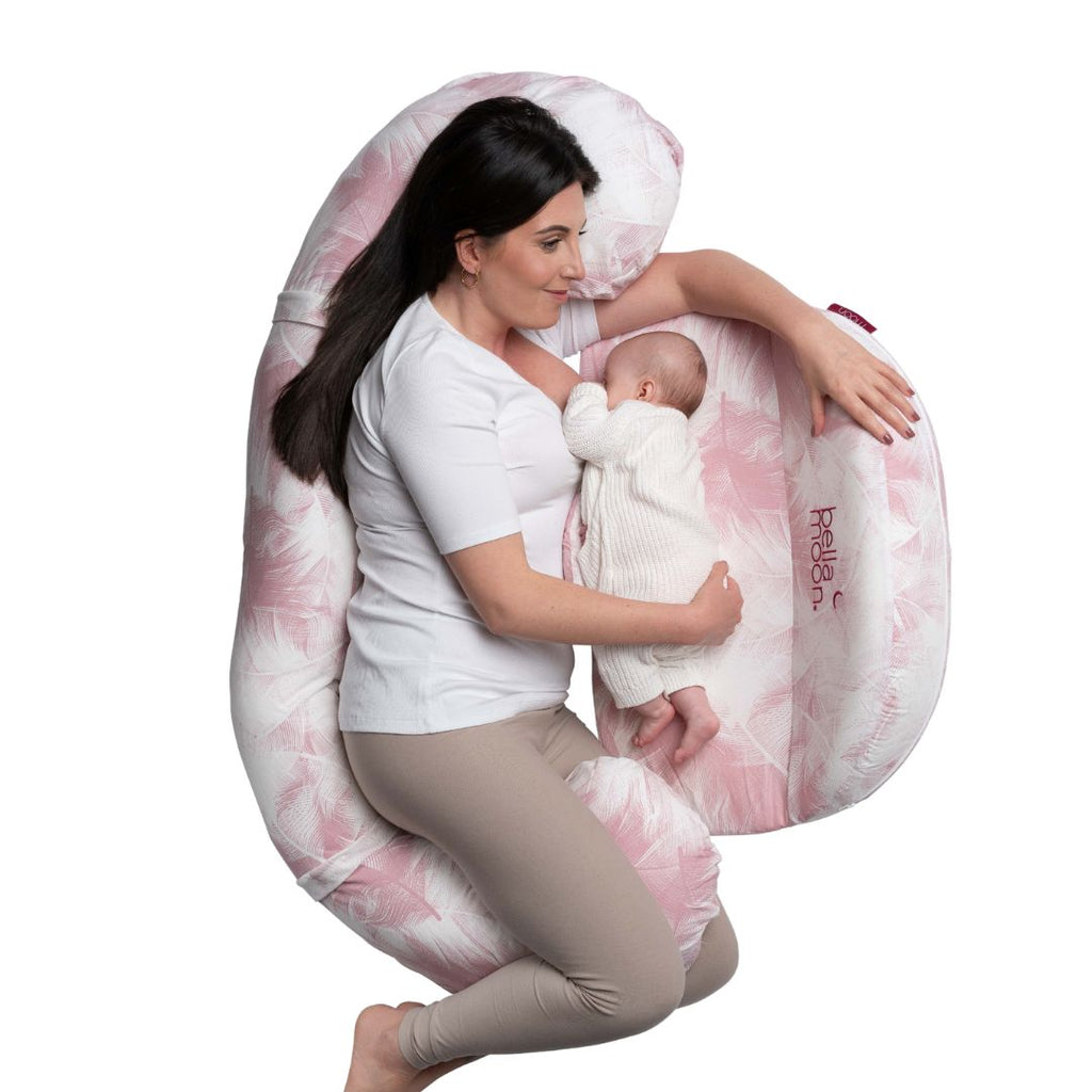 Pregnancy & Nursing Cocoon (5-in-1) - Feather Nest  Bella Moon UK   