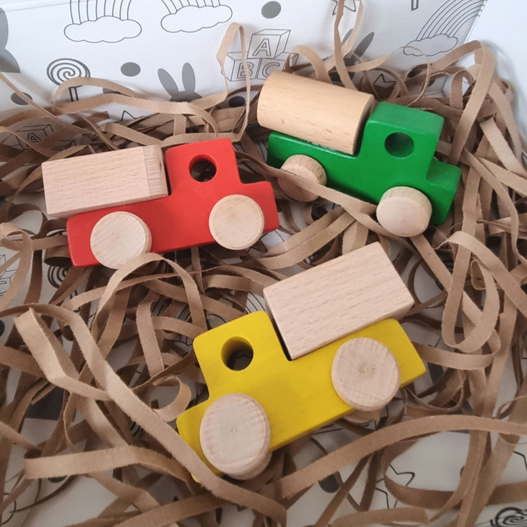 Set Of 3 Wooden Toy Trucks  Something a bit Different   