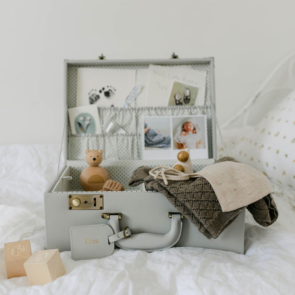 Memory Box | Keepsake Case in Grey Case meminio   