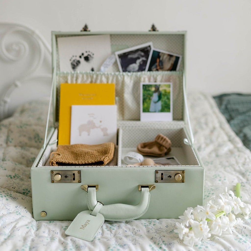 Memory Box | Keepsake Case in Sage Green Case meminio   