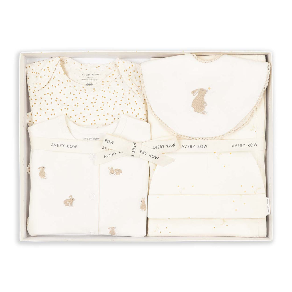 New Baby Starter Gift Set - Bunnies / Daisy Meadow / Wild Chamomile Gifting Avery Row   