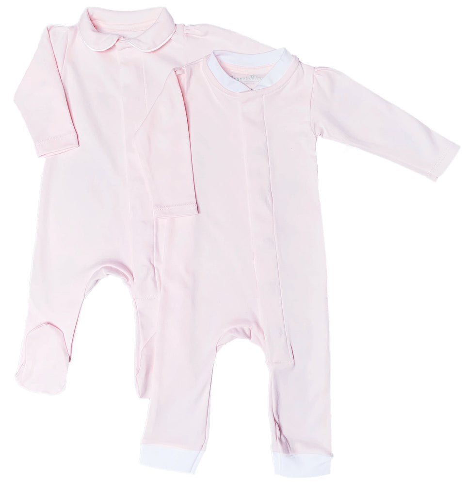 Pale Pink Romper and Onesie Set Babygrow Magnet Mouse   