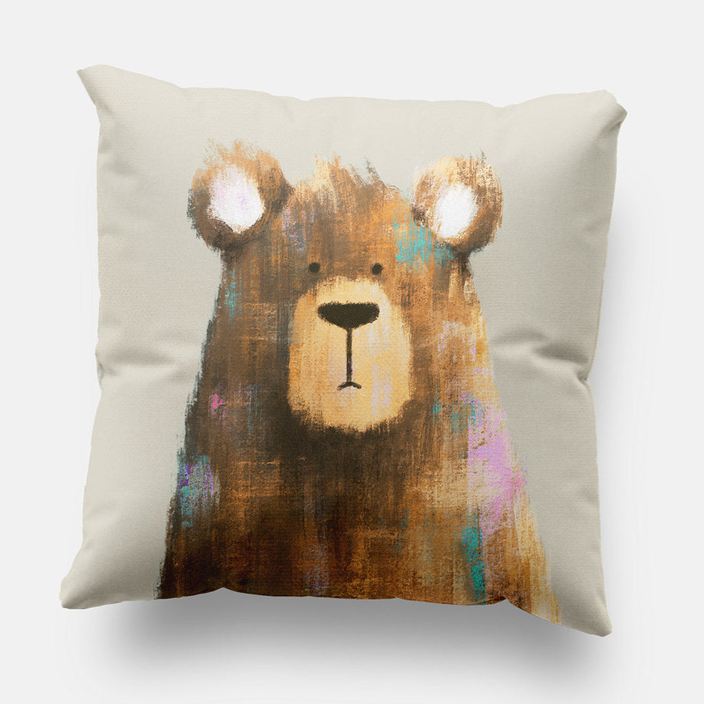 Woodland Bear Nursery Cushion Cover  Tigercub Prints   