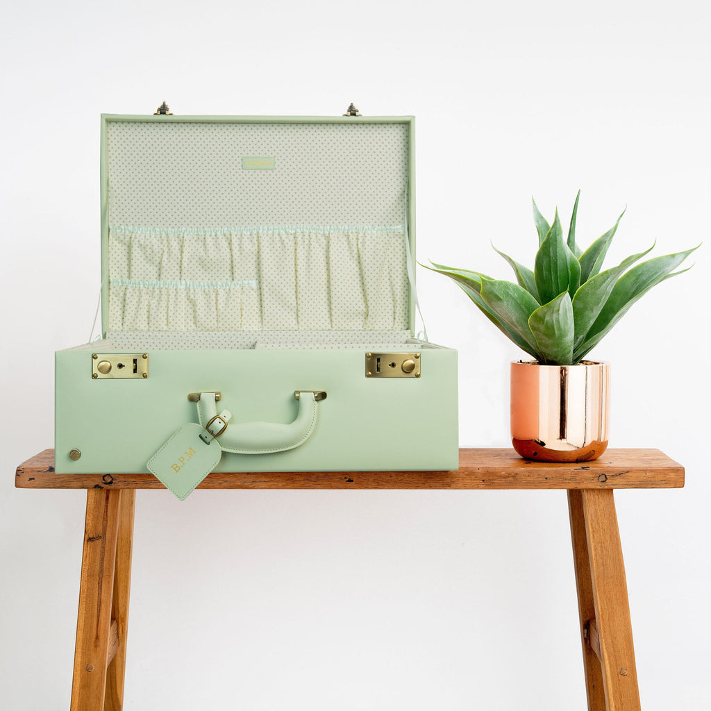 Large Memory Box | Keepsake Case in Sage Green Case meminio   