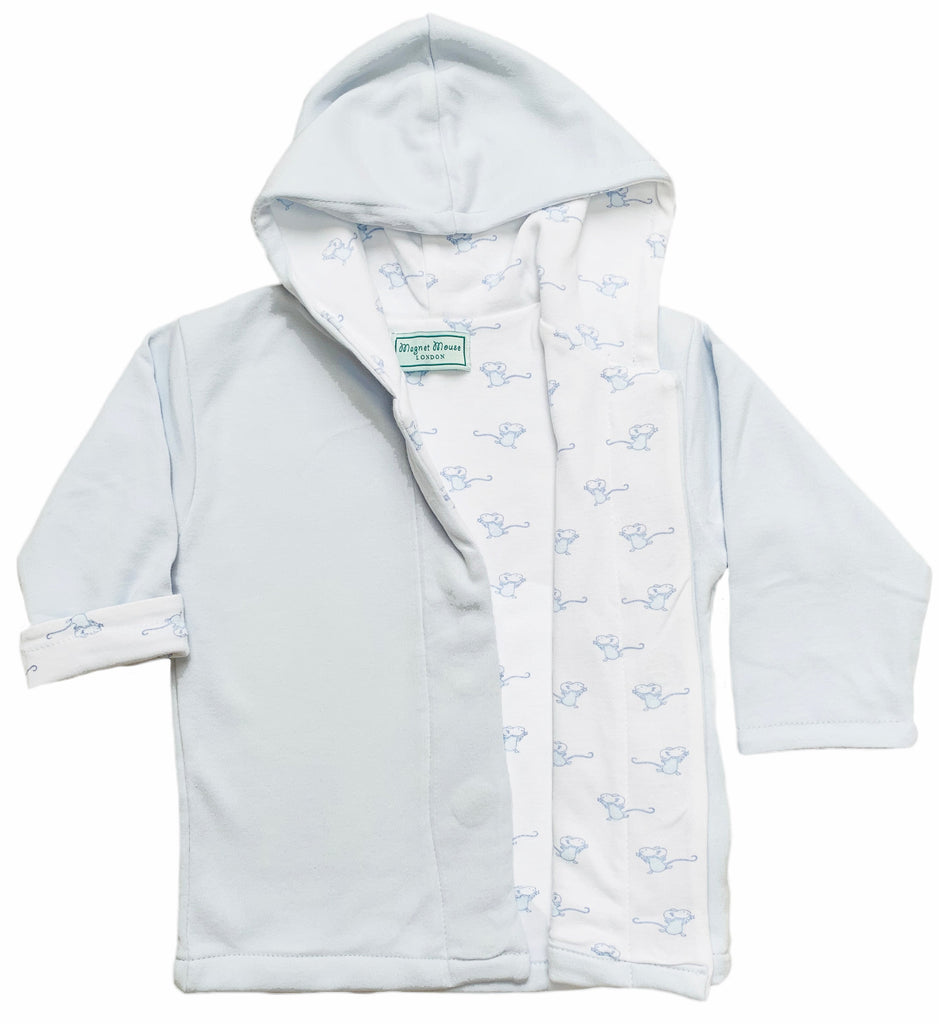 Reversible Hooded Top Hooded Tops Magnet Mouse 6m Pale Blue 