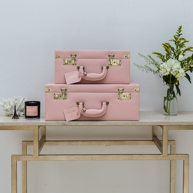 Large Memory Box | Keepsake Case in Blush Pink Case meminio   