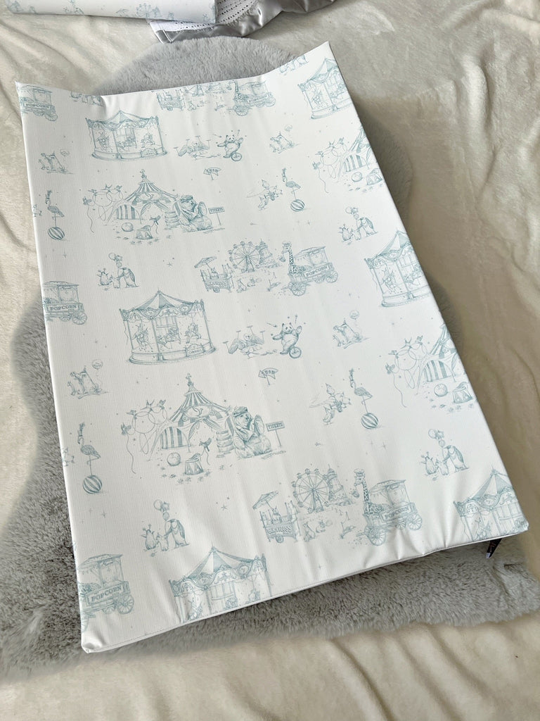 Circus Toile Wedge Mat Wedge Changing Mat The Gilded Bird UK   