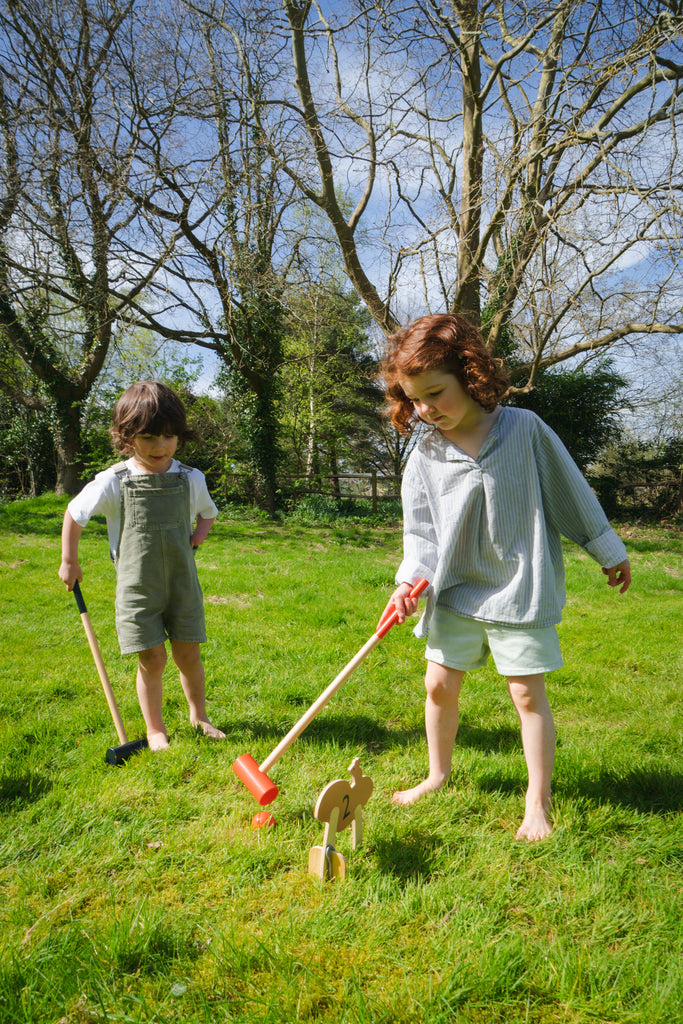 Woodland Indoor Croquet Set  Tender Leaf Toys   