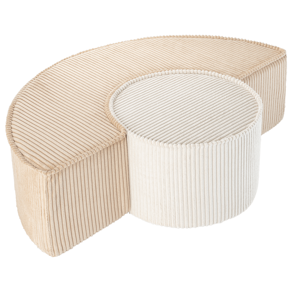 Brown Sugar Pouffe Set  WigiWama   