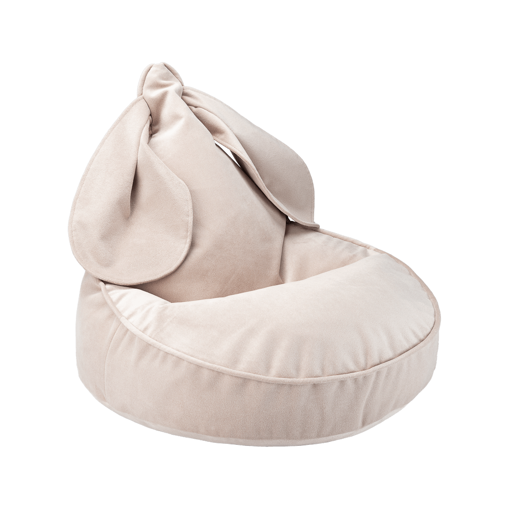 Dusty Beige Bunny Beanbag  WigiWama   