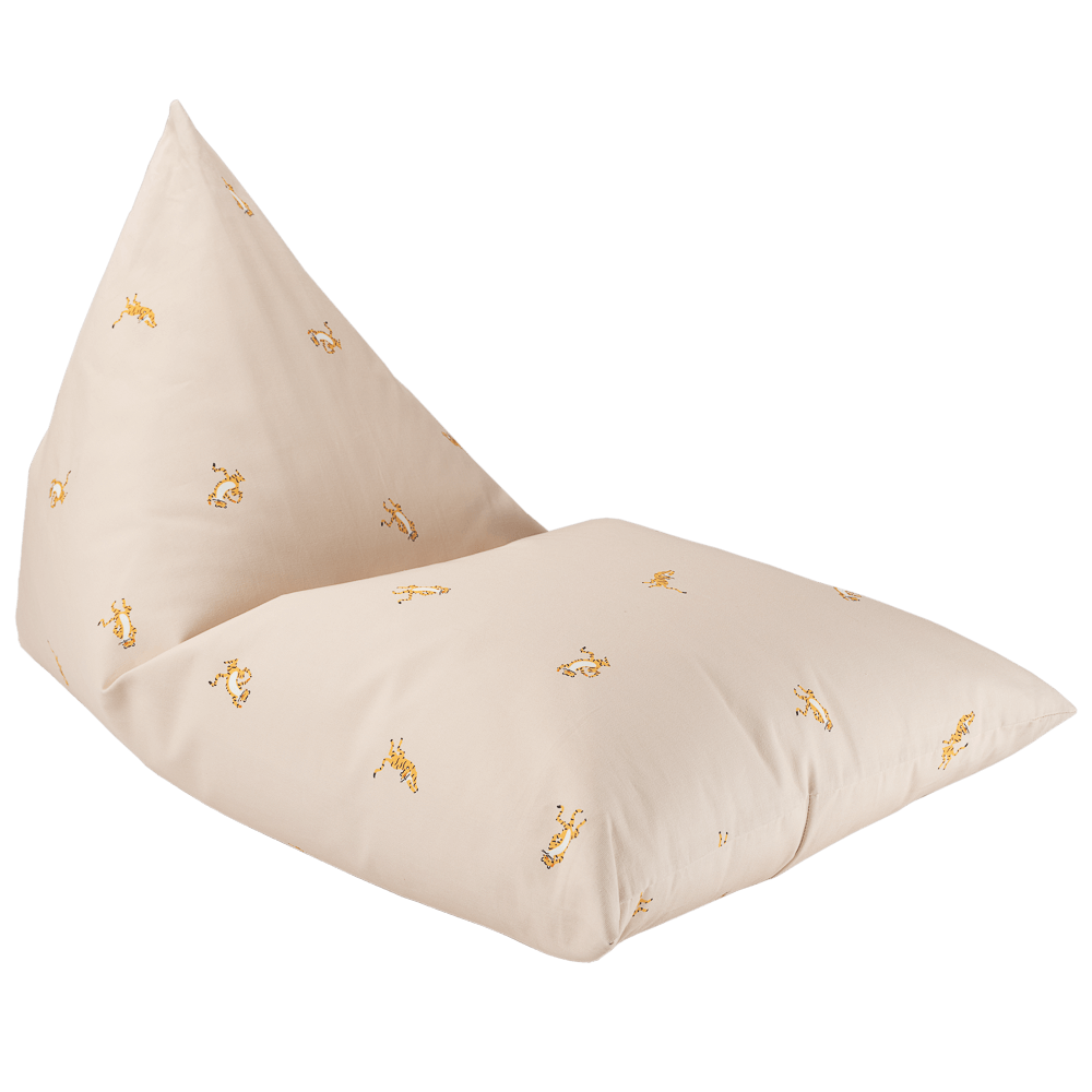 Beige Tiger Big Lounger  WigiWama   