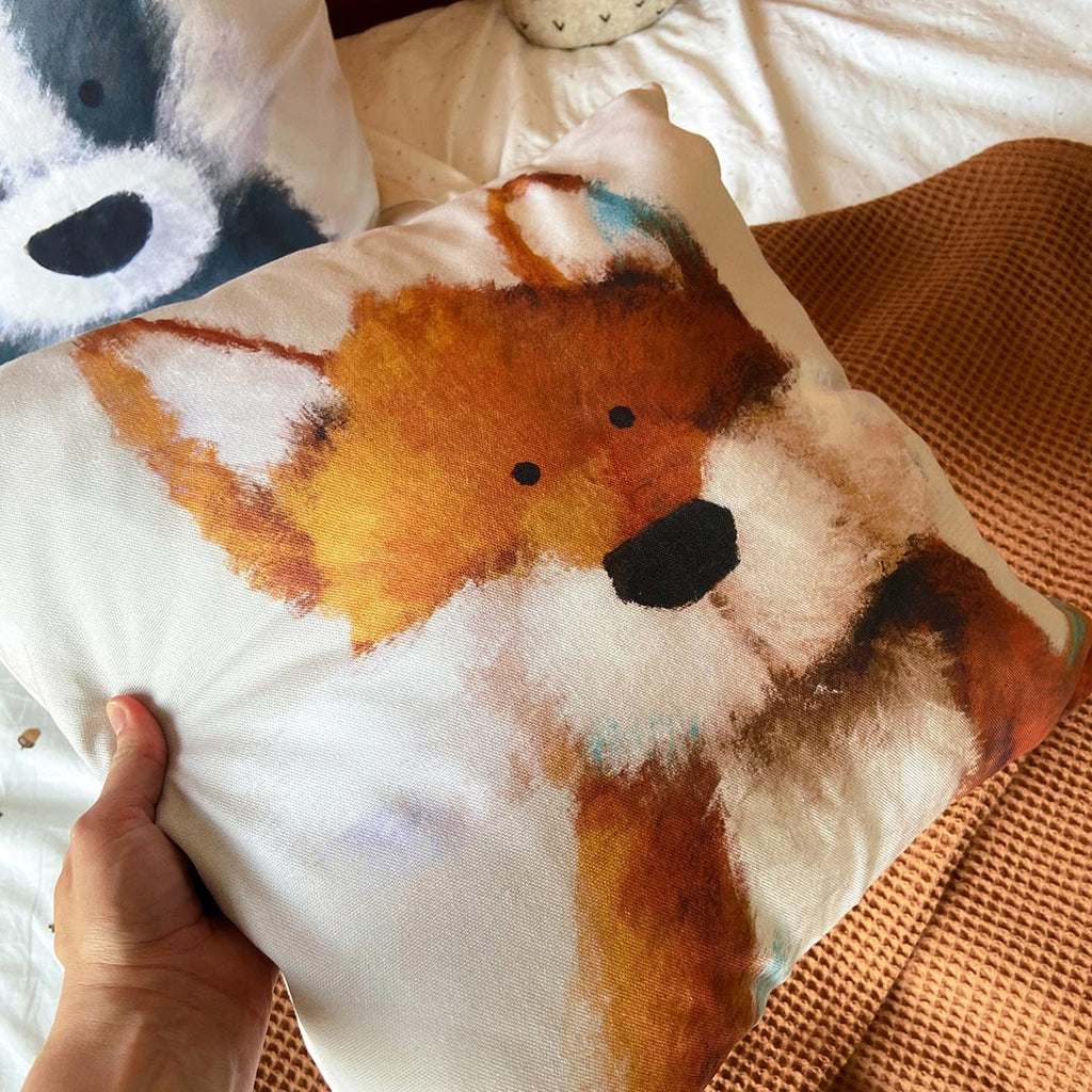 Woodland Fox Nursery Cushion Cover  Tigercub Prints   