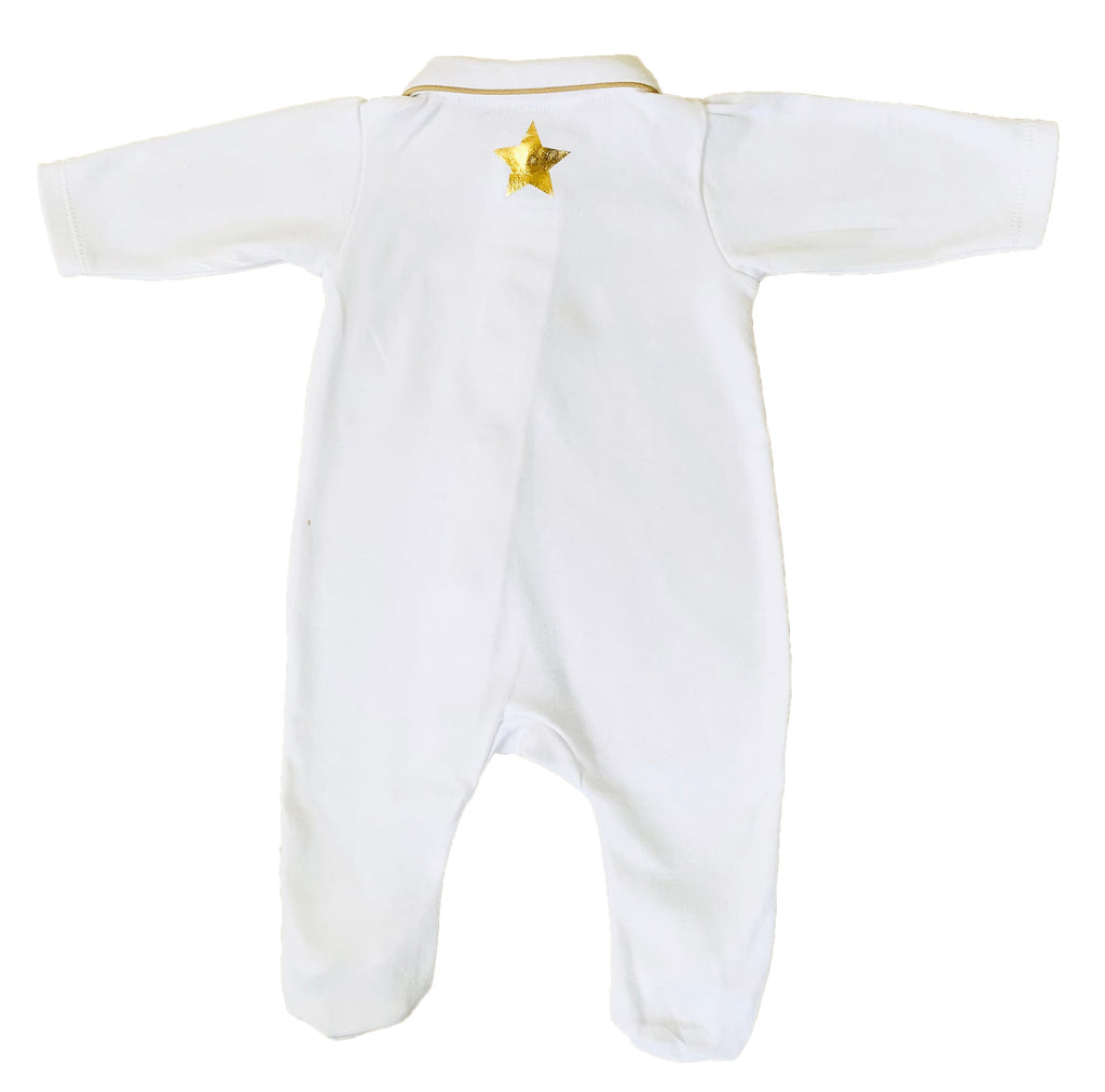 Gold Star Cotton Onesie Babygrow Magnet Mouse   