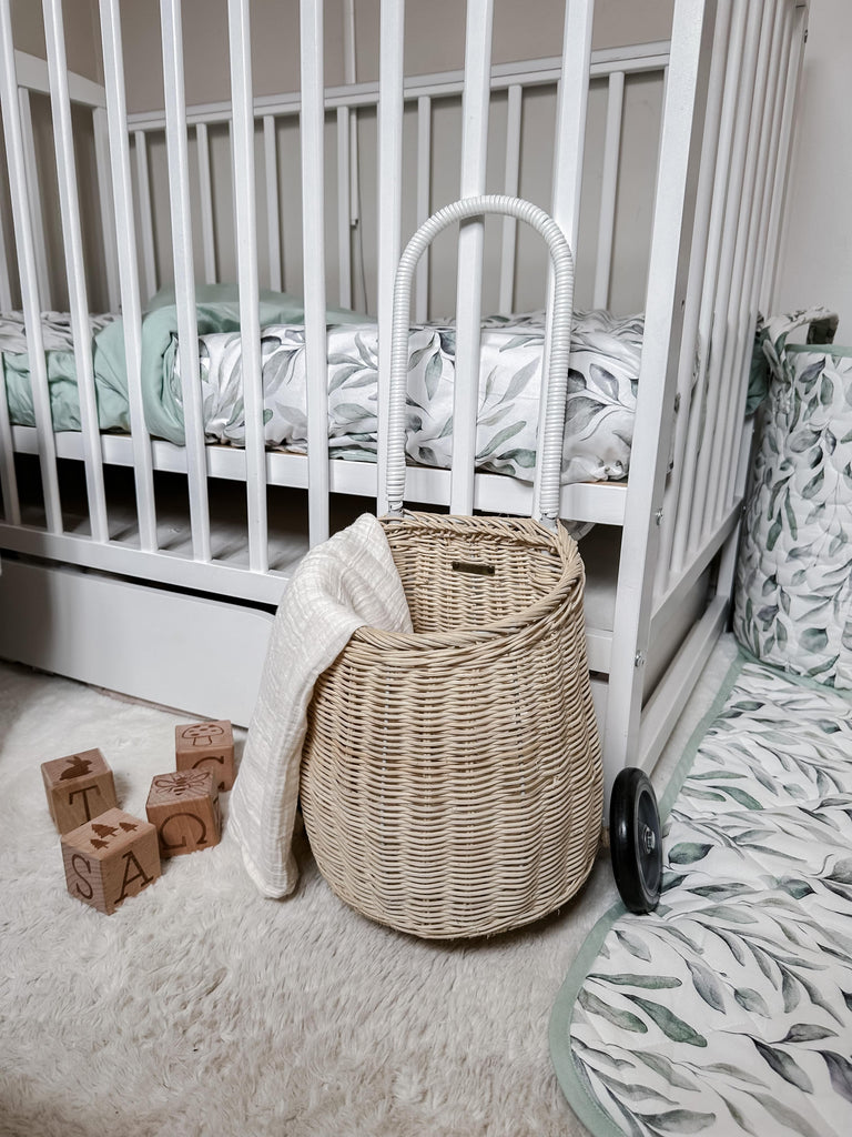 Luxury Cot Bedding Bundle - Waterleaves  Bellamoon   