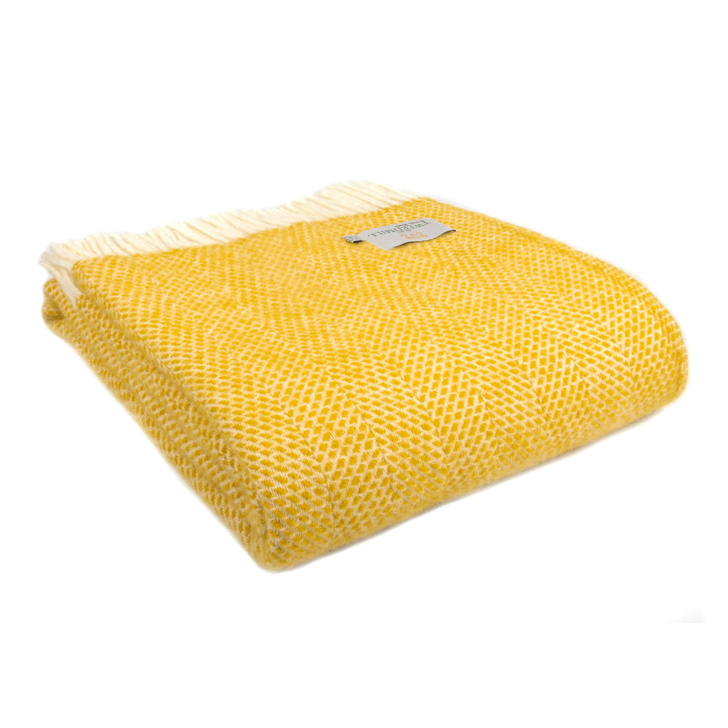 Tweedmill Beehive Yellow Throw Something a bit Different