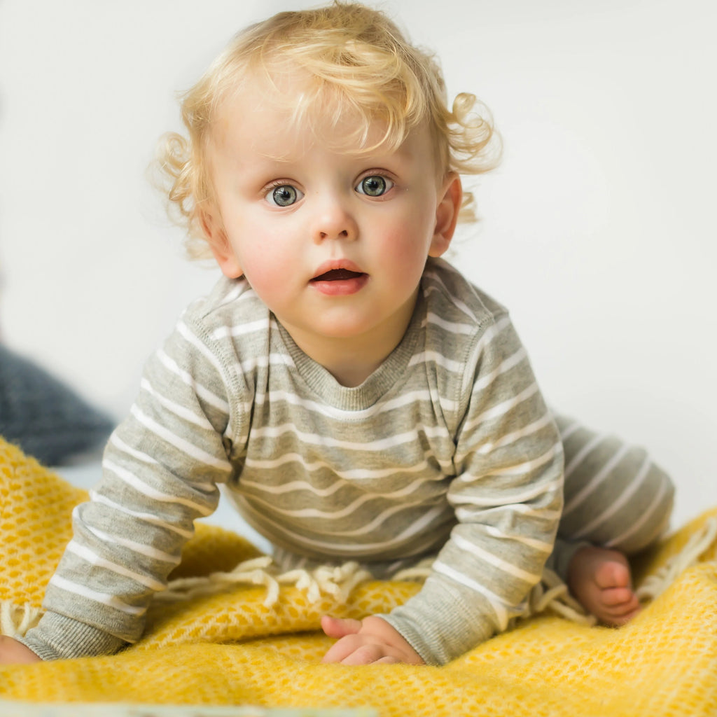 Tweedmill Yellow Pram Blanket blanket Something a bit Different