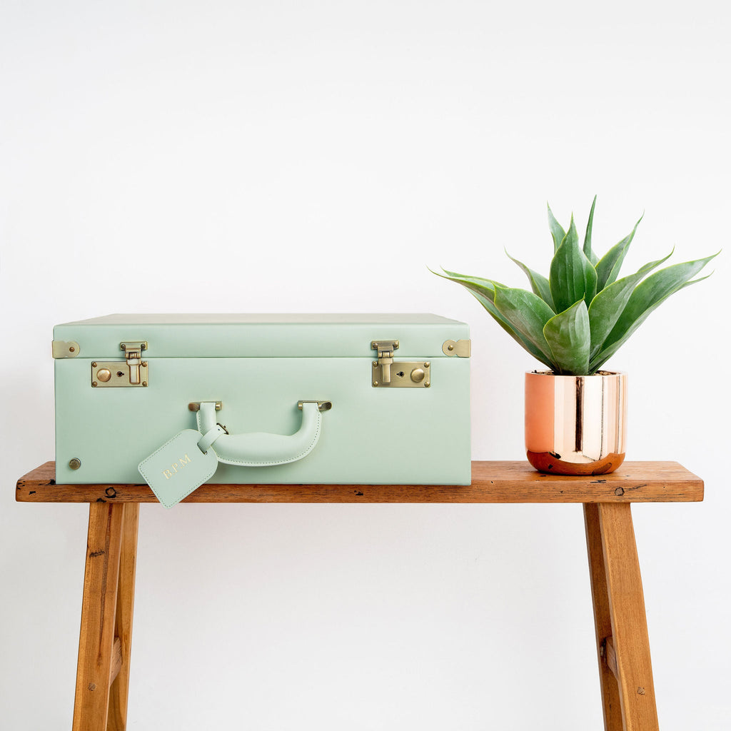 Large Memory Box | Keepsake Case in Sage Green Case meminio   