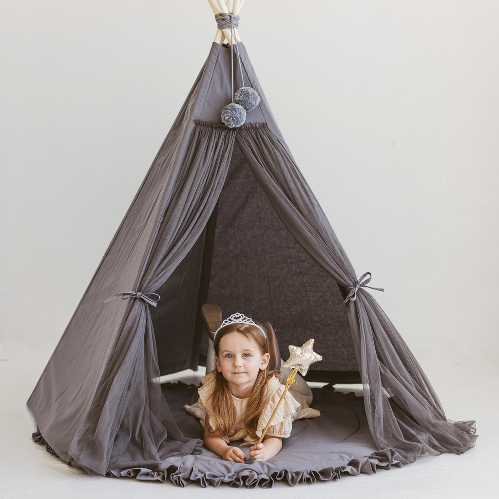 MINICAMP Fairy Kids Play Tent in Grey  minicamp   