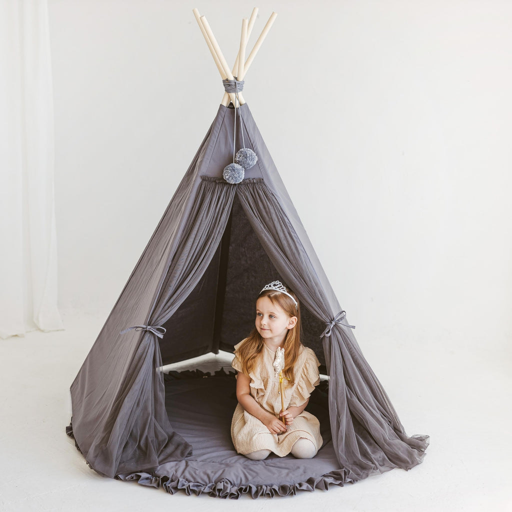 MINICAMP Fairy Kids Play Tent in Grey  minicamp   