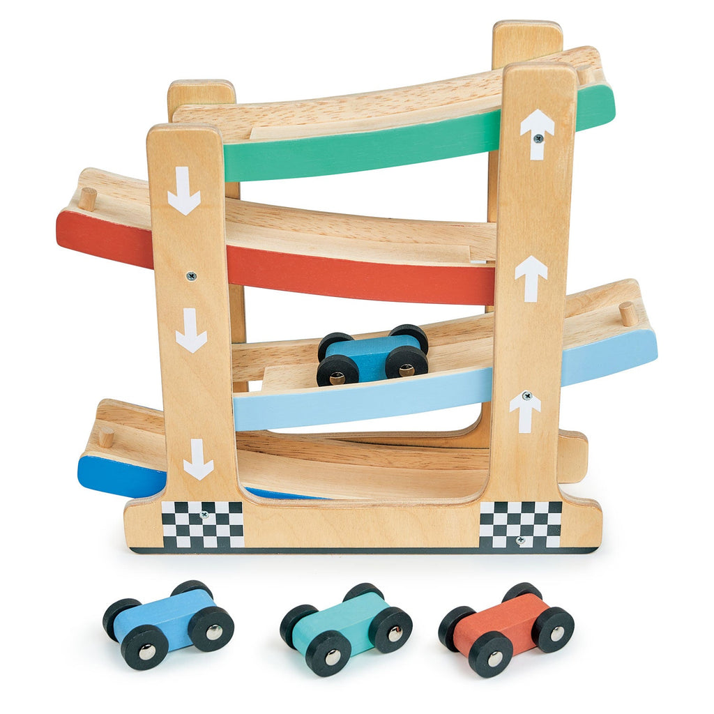 Wooden Ramp Racer Toy  Mentari   