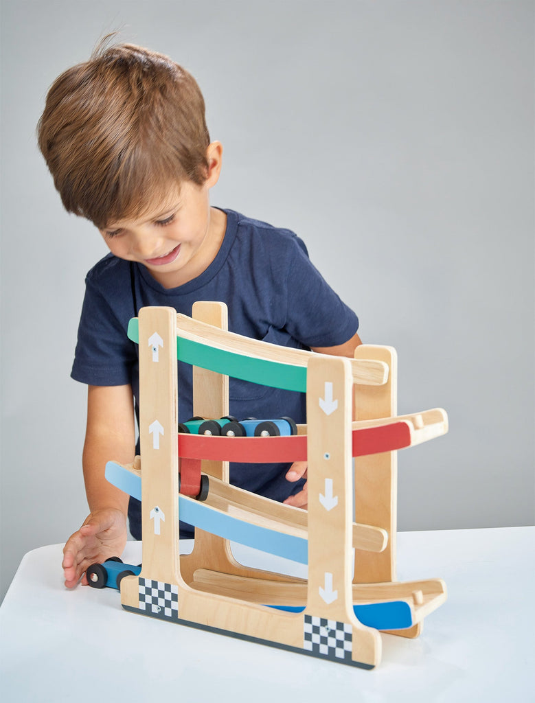 Wooden Ramp Racer Toy  Mentari   