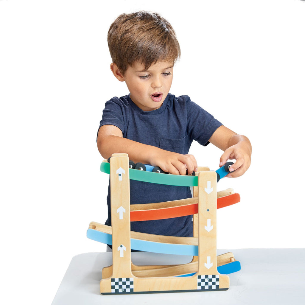 Wooden Ramp Racer Toy  Mentari   