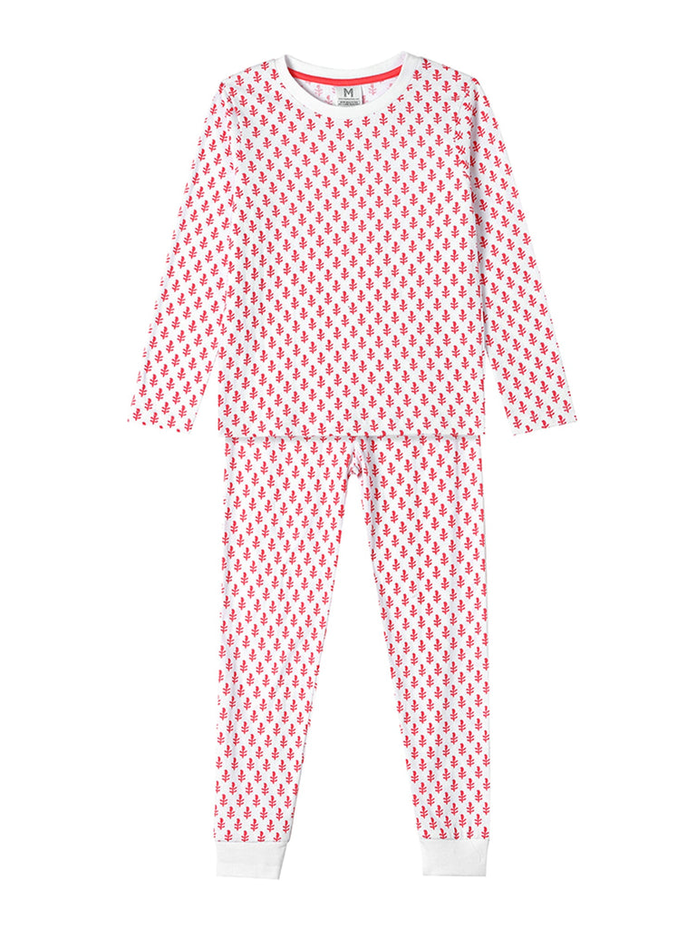 Toddler & Big Kid Cotton Knit PJ Set (Pink City)  Malabar Baby 8 Years  