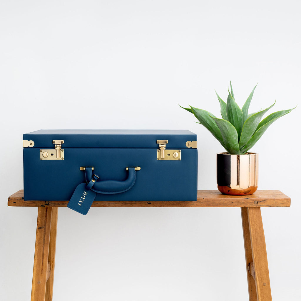 Large Memory Box | Keepsake Case in Navy Case meminio   