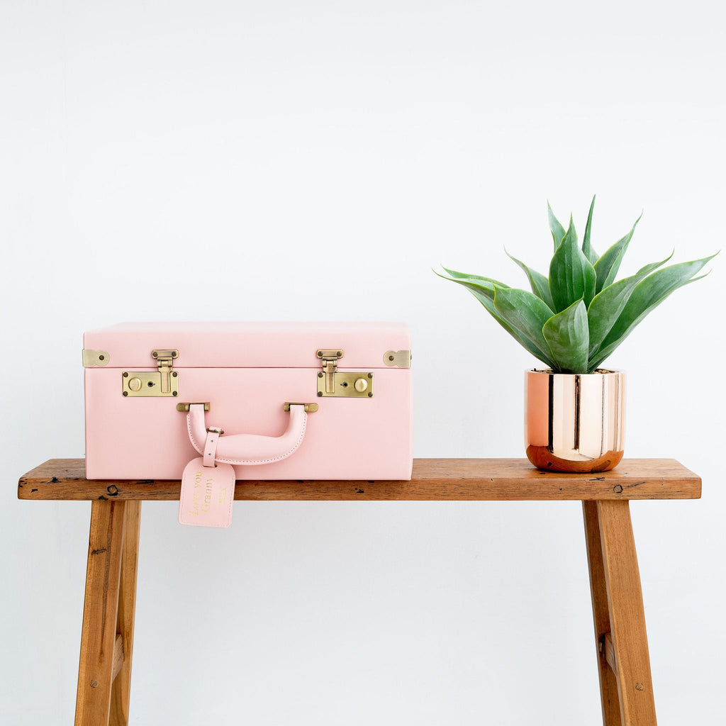 Memory Box | Keepsake Case in Blush Pink Case meminio   