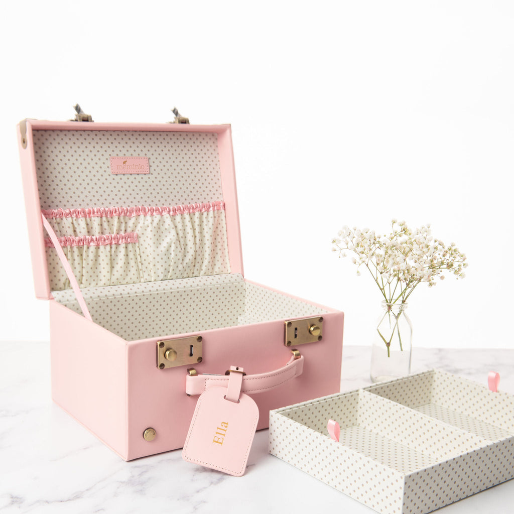 Midi Memory Box | Keepsake Case in Blush Pink Jewellery meminio   