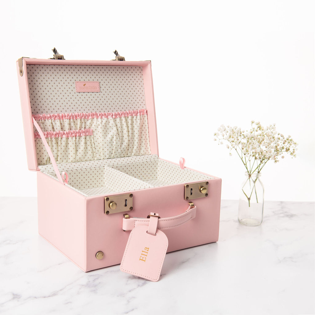 Midi Memory Box | Keepsake Case in Blush Pink Jewellery meminio   