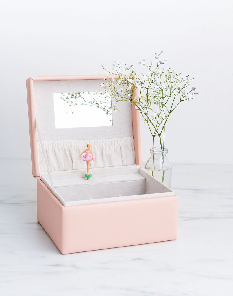 Musical Jewellery Box in Blush Pink Jewellery meminio   