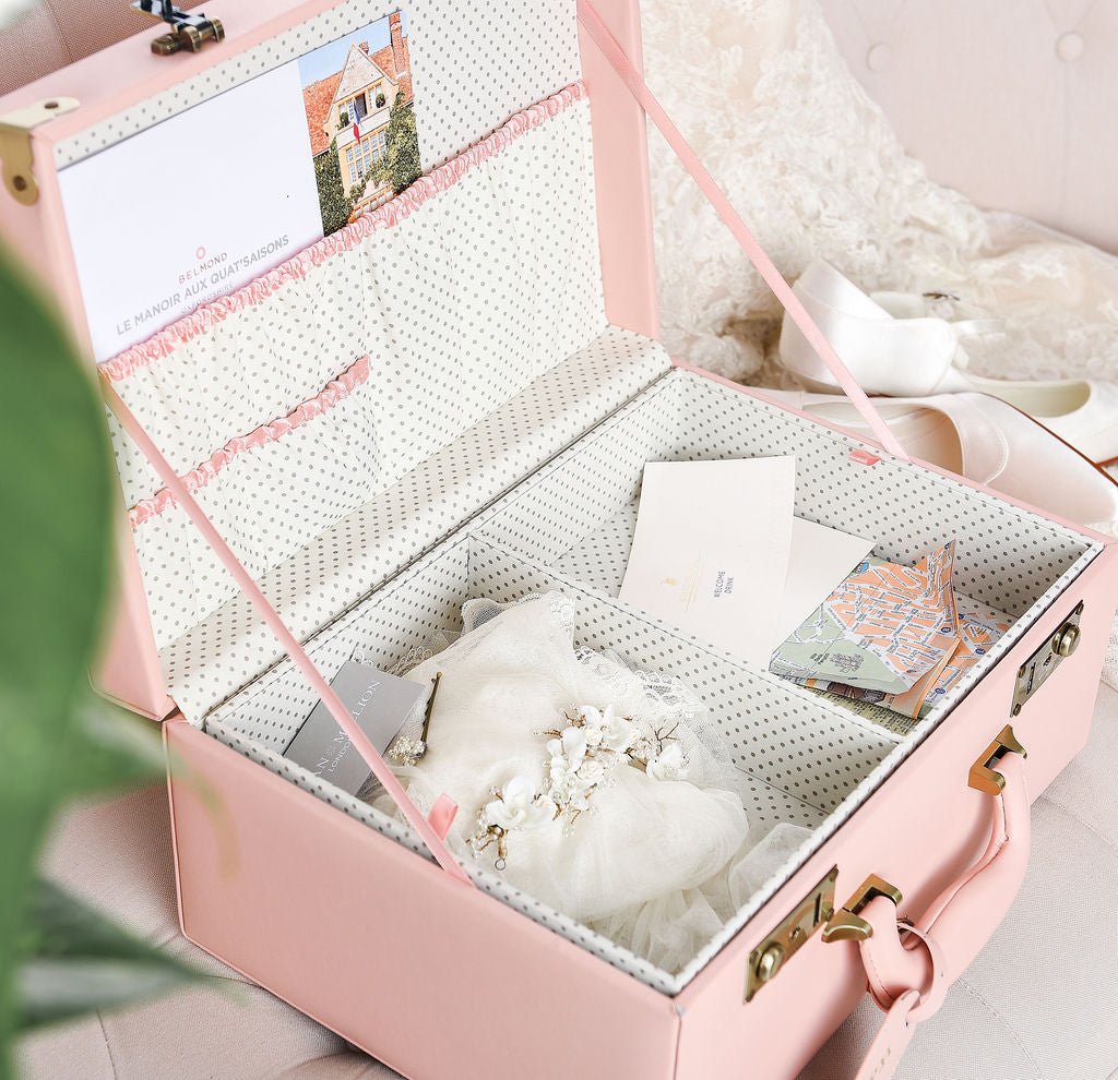 Memory Box | Keepsake Case in Blush Pink Case meminio   