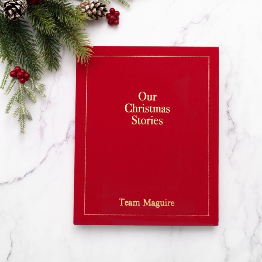 Our Christmas Stories in Red Journal meminio   