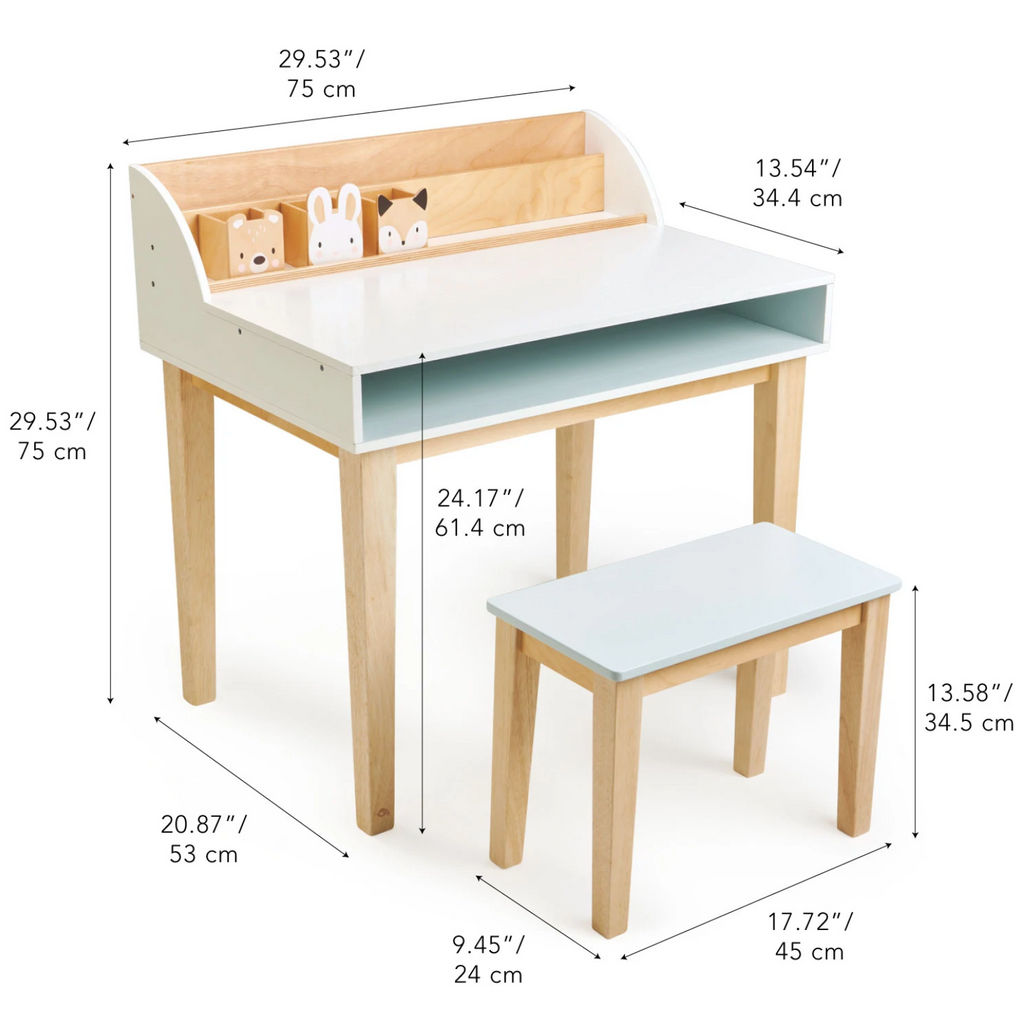 Desk and Chair Forest Furniture Tender Leaf Toys   