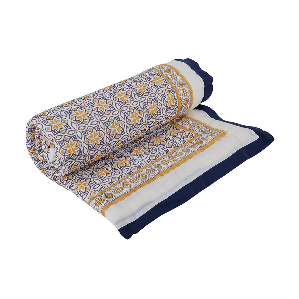 Seminyak Blue Cotton Quilt Bedding Collection Malabar Baby   