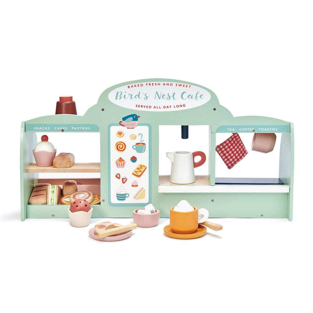 Bird's Nest Cafe Wooden pretend play Tender Leaf Toys   