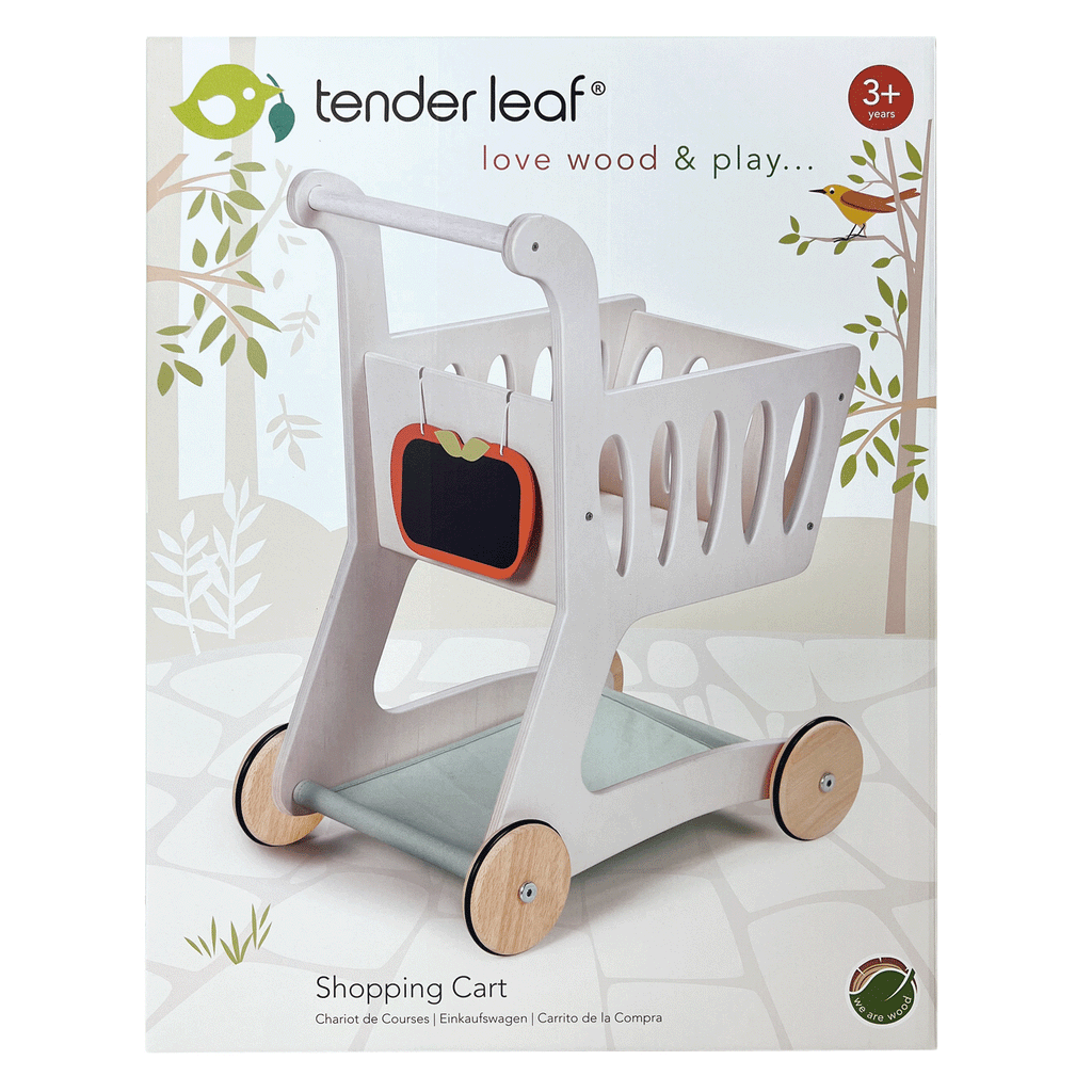 Shopping Cart wooden shopping Tender Leaf Toys   